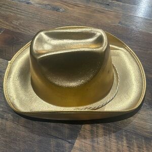 Gold cowboy hat